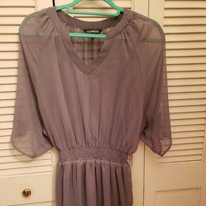 Express Gray Mini Dress